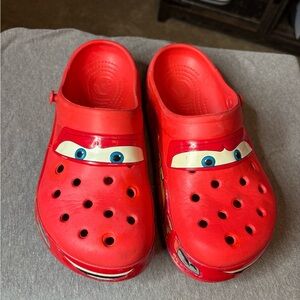 CROCS Cars Lightning McQueen Shoes Men 5/ Women 7